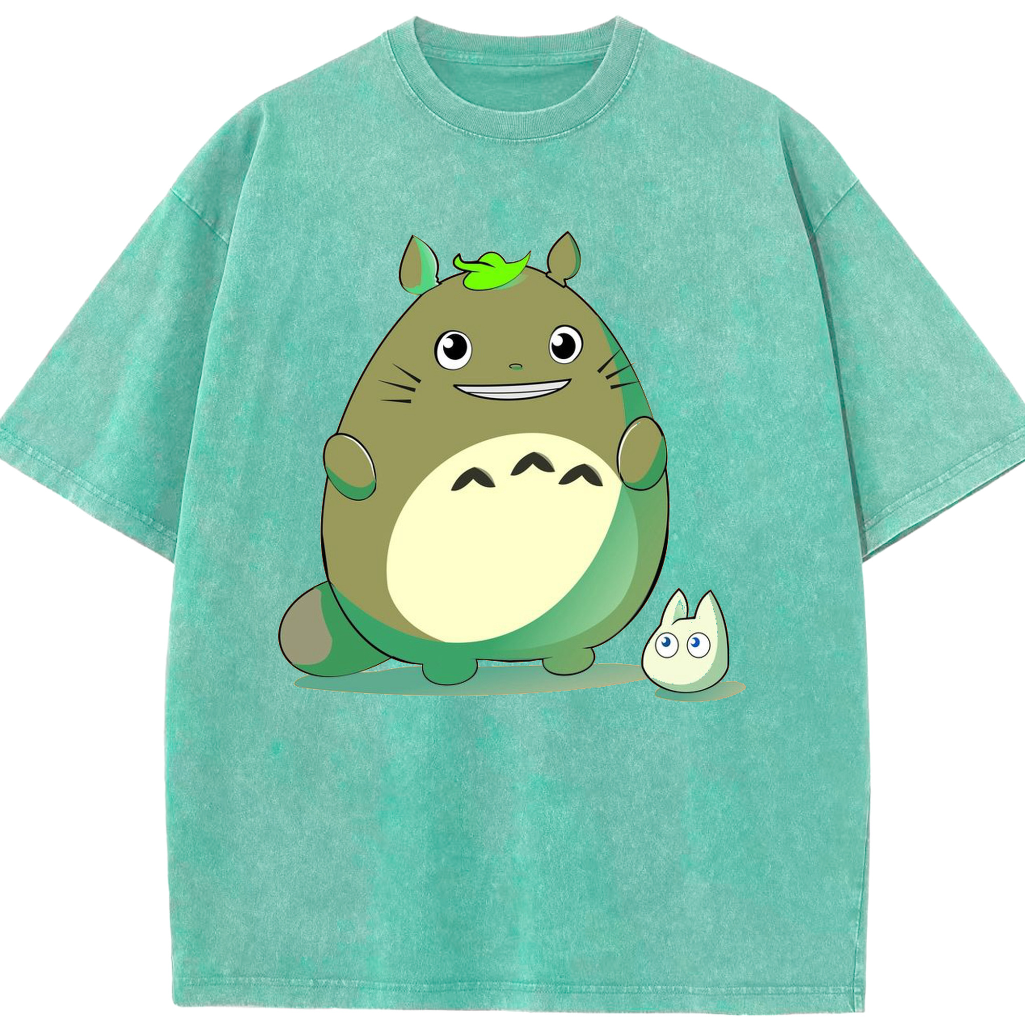 （画像用） となりのトトロ 草壁メイ 草壁サツキ My Neighbor Totoro Satsuki Kusakabe Mei Kusakabe 綿100% ヴィンテージ風 半袖Tシャツ（フロントプリント）